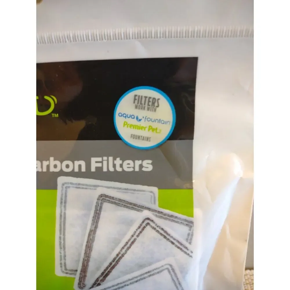 Genuine Premier Pet 4-PK Replacement Carbon Water Filters Premier Pet Fountains